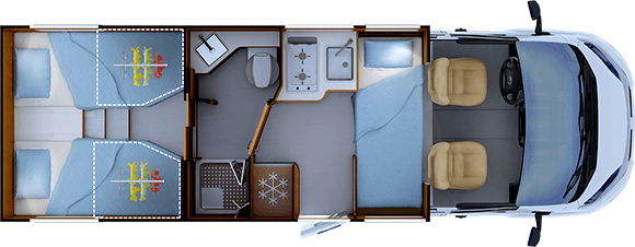 NACHTINDELLING RAPIDO C66