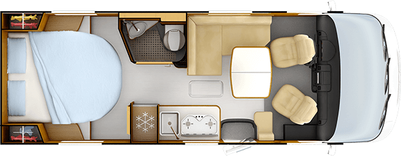 Implantation jour RAPIDO 850F