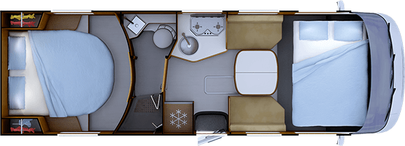 Implantation nuit RAPIDO 896F